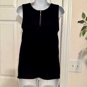 Ann Taylor Elegant Navy Sleeveless Top